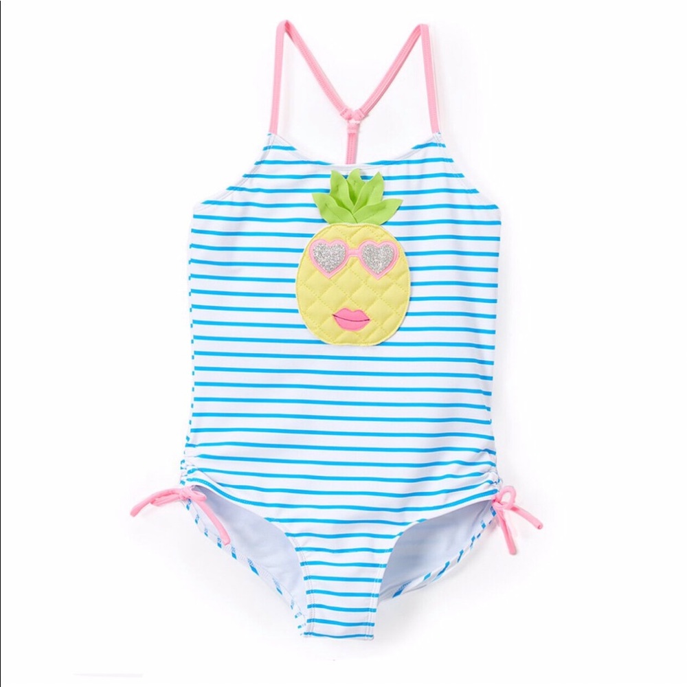 🆕 Kate Mack Pineapple Swimsuit 2T